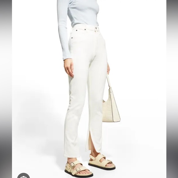 SLVRLAKE Denim Beatnik Slim Straight Split Hem Jeans - Picture 5 of 15